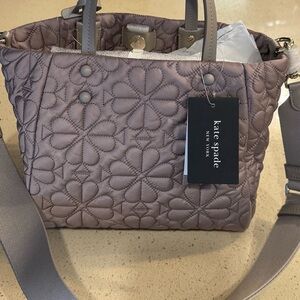 NWT kate spade Quilted Taupe Tote Bag